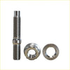 Shiny chrome titanium turbo charger stud kit with bolt, nut, and washer for ford territory sx sy barra 4.0l