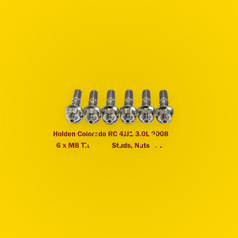Titanium Turbo Charger Stud Kit for Holden Colorado RC 4JJ1 3.0L 2008-2010