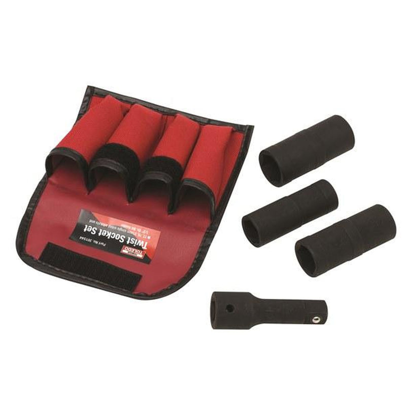 Toledo SGL Twist Socket Set Metric 4 Piece 301544