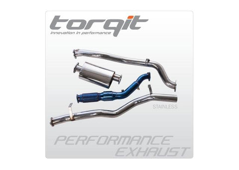 Torqit Turbo Back Exhaust (Louder) 3 Inch fits Toyota