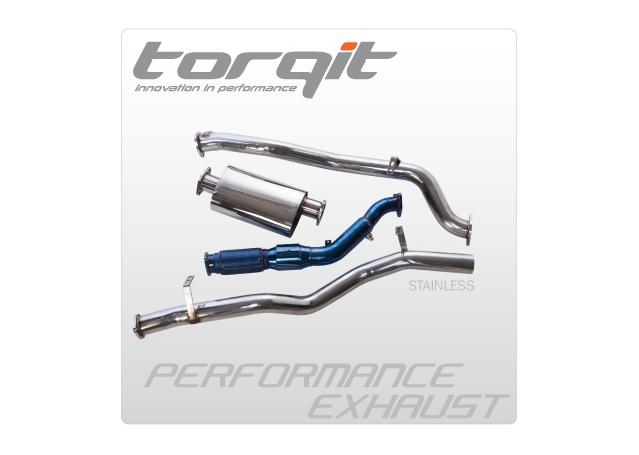 Torqit DPF Back Exhaust 3 Inch fits Nissan NP300 Navara