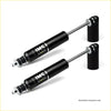 Black ims shock absorbers with chrome accents and sleek cylindrical design for toyota fortuner dobinsons lift kit