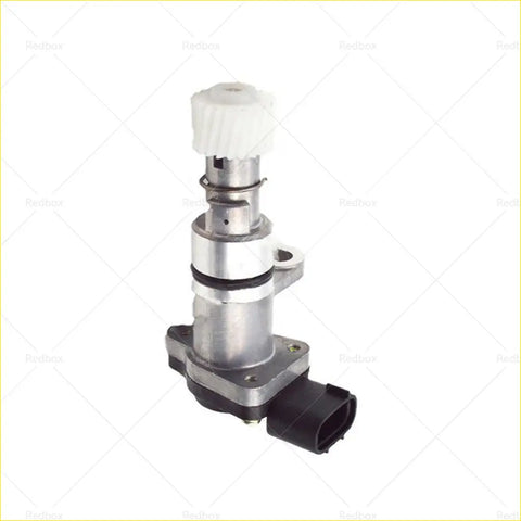 Silver metallic transmission speed sensor with white plastic gear and black connector for toyota hilux 83181-35040