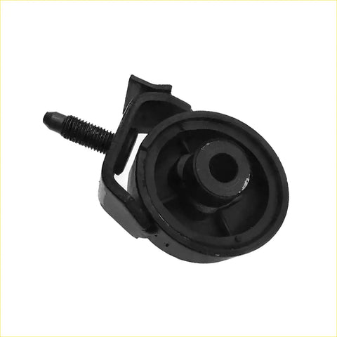 Black rubber and metal transmission support engine mount with threaded bolt suitable for mitsubishi mn ml models