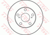 TRW Brake Rotor 255mm Front DF1430S