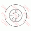 TRW Brake Rotor Pair 239mm Front DF1517S