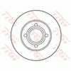 TRW Brake Rotor Single 256mm Front DF1530S