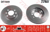 TRW Brake Rotor Pair 236mm Front DF1609S