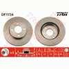 TRW Brake Rotor Single 239mm Front DF1734S