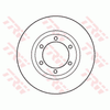 TRW Brake Rotor Pair 282mm Front DF2025S