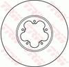 TRW Brake Rotor 300mm Front DF2390S