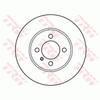 TRW Brake Rotor Pair 260mm Front DF2550S