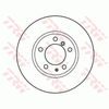 TRW Brake Rotor Single 302mm Front DF2556S