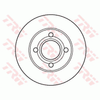 TRW Brake Rotor Single 256mm Front DF2599S