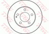 TRW Brake Rotor 258mm Front DF2704S
