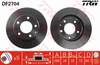 TRW Brake Rotor 258mm Front DF2704S