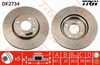 TRW Brake Rotor Single 257mm Front DF2734S