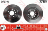 TRW Brake Rotor 286mm Rear DF2773S