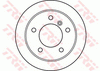 TRW Brake Rotor 258mm Rear DF4087S