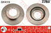 TRW Brake Rotor 319mm Front DF4115S