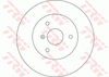 TRW Brake Rotor Pair 280mm Front DF4135S
