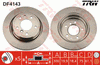 TRW Brake Rotor Pair 300mm Rear DF4143S