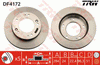 TRW Brake Rotor Single 284mm Front DF4172S