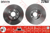 TRW Brake Rotor Pair 280mm Front DF4179S