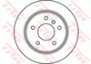TRW Brake Rotor Pair 258mm Rear DF4223S