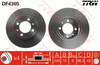 TRW Brake Rotor Single 240mm Rear DF4365S
