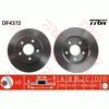 TRW Brake Rotor Pair 265mm Rear DF4372S