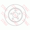 TRW Brake Rotor Pair 265mm Rear DF4372S