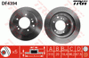TRW Brake Rotor Pair Rear DF4394S