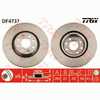 TRW Brake Rotor Pair Front DF4737S