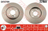 TRW Brake Rotor Pair Front DF4799S