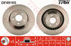 TRW Brake Rotor Rear DF4916S