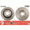 TRW Brake Rotor Pair Rear DF4945S