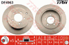 TRW Brake Rotor Rear DF4963S