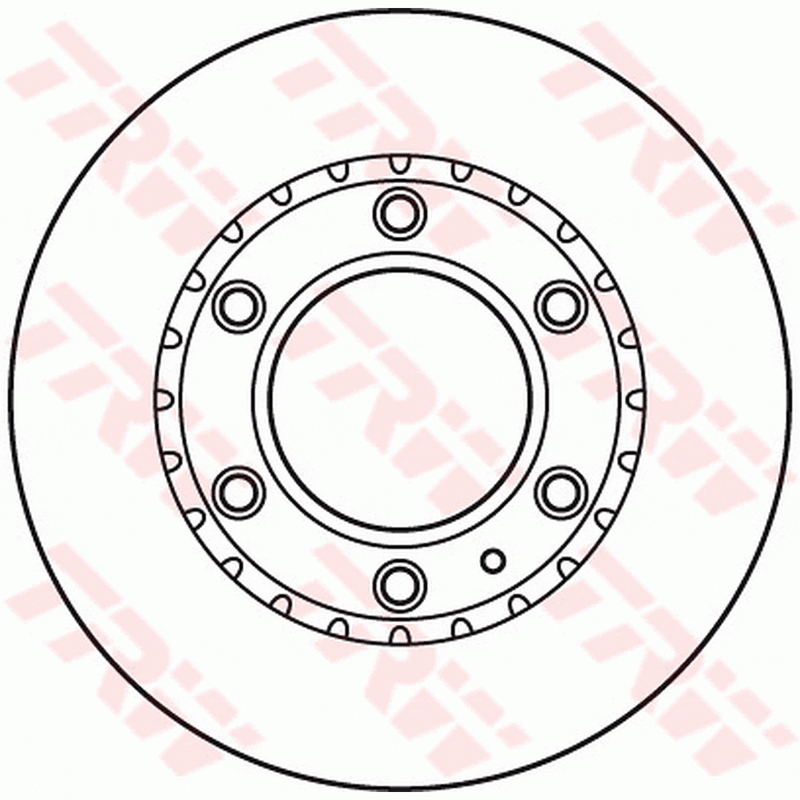 TRW Brake Rotor Front DF6034S
