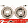 TRW Brake Rotor Pair Rear DF6048S