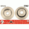 TRW Brake Rotor Single Rear DF6112S