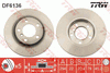 TRW Brake Rotor Pair Front DF6136S