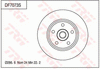 TRW Brake Rotor 286.6mm Front DF7073S