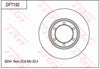 TRW Brake Rotor 254mm Front DF7192S