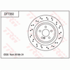 TRW Brake Rotor Pair 330mm Rear DF7350S
