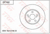 TRW Brake Rotor 255mm Front DF7402S