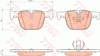 TRW Cotec Brake Pad Set Rear GDB1937