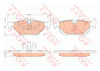 TRW Cotec Brake Pad Set Rear GDB2050