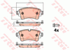TRW Cotec Brake Pad Set Rear GDB2132