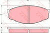 TRW Dtec Brake Pad Set Front GDB293DT